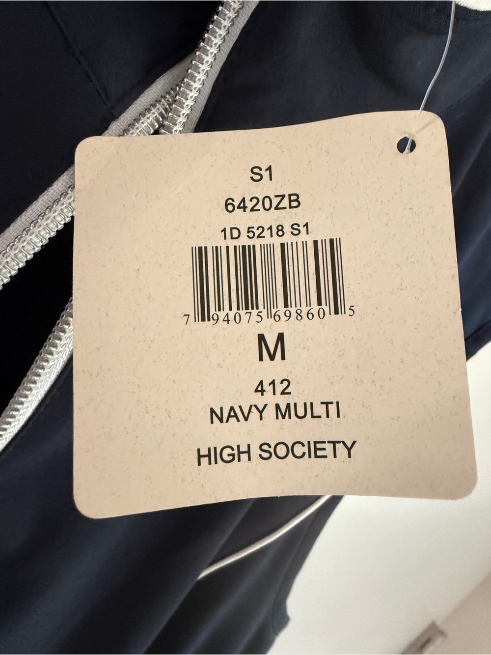 NWT EP Pro High Society Navy Golf Zip Front Sleeveless Vest, M, MSRP $78 - Picture 8 of 13